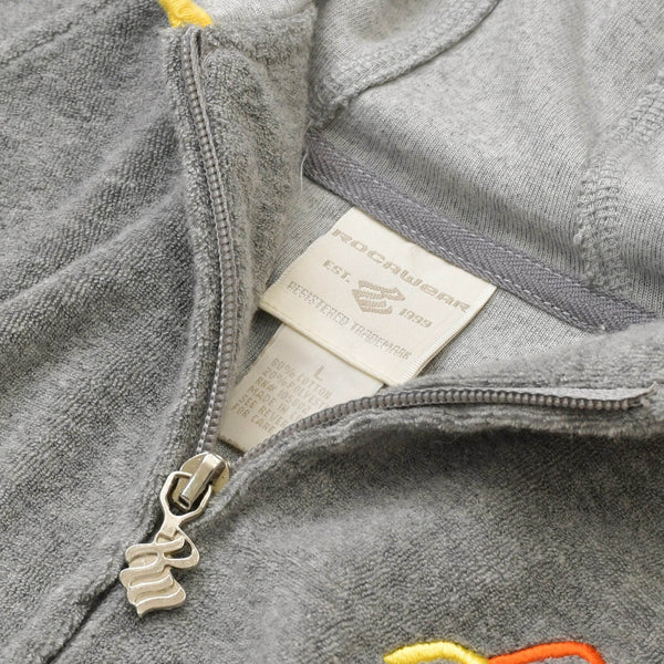 Very Good Condition RocaweaR Rocawea Setup Short Sleeve Zip Up Parka Skirt Y2K Street Gray Pile Good Condition Used 4a001547