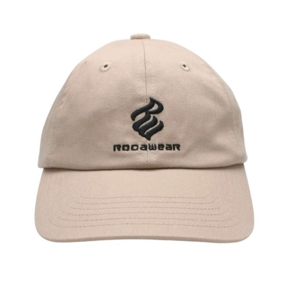 新品未使用 ROCAWEAR ロカウェア キャップ RW-LCPK01 JAY-Z ロゴ コットン ベージュ 中古 4a001549