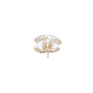 極美品 CHANEL シャネル 片耳ピアス ココマーク ラインストーン 17P シルバー ピンク earring CC rhinestone SV 08C 美品 中古 4a000652