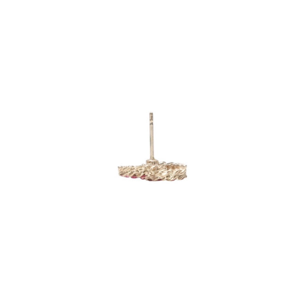 極美品 CHANEL シャネル 片耳ピアス ココマーク ラインストーン 17P シルバー ピンク earring CC rhinestone SV 08C 美品 中古 4a000652