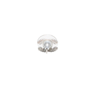 極美品 CHANEL シャネル 片耳ピアス ラインストーン A12A シルバー earring CC rhinestone SV A12A 美品 中古 4a000666