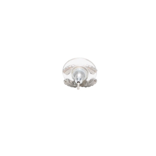 極美品 CHANEL シャネル 片耳ピアス ラインストーン A12A シルバー earring CC rhinestone SV A12A 美品 中古 4a000666