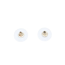 画像をギャラリービューアに読み込む, CHANEL シャネル ピアス ココマークボタン ブラウンラメ シルバー 06P earrings mini button brown glitter 06P SV 美品 中古 4a000624