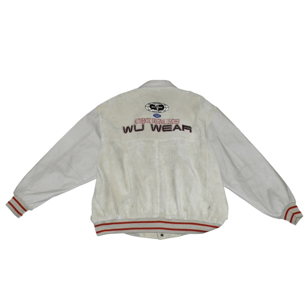 VINTAGE ヴィンテージ 90's WU WEAR ウーウェア ヴァーシティジャケット スタジャン サイズ3XL WU-TANG CLAN ウータンクラン 美品 中古 4a001554