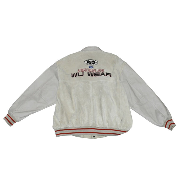 VINTAGE Vintage 90's WU WEAR Varsity Jacket Stadium Jacket Size 3XL WU-TANG CLAN Good Condition Used 4a001554