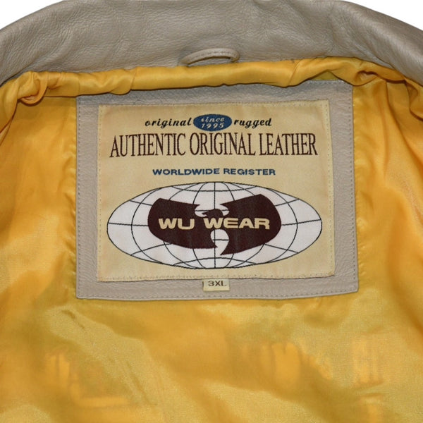 VINTAGE Vintage 90's WU WEAR Varsity Jacket Stadium Jacket Size 3XL WU-TANG CLAN Good Condition Used 4a001554