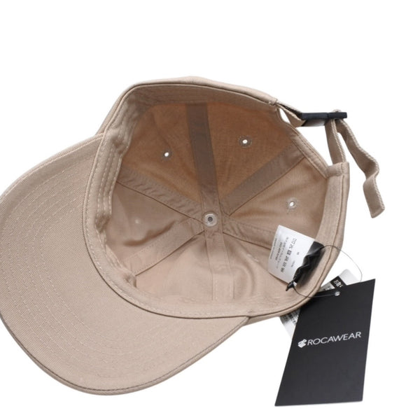 New and unused ROCAWEAR Cap RW-LCPK01 JAY-Z Logo Cotton Beige Used 4a001549