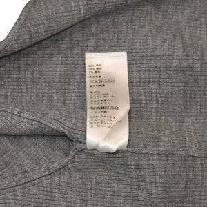 新品未使用 CELINE セリーヌ クロップド ニットカーディガン 2A67S237P サイズM ウール グレー トリオンフ刺繍 中古 4a001739