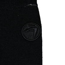 画像をギャラリービューアに読み込む, 極美品 AMBUSH アンブッシュ KNIT ZIP CARDIGAN ニット カーディガン 12115083 ブラック ワッペン ショート丈 Vネック ダメージ加工 23AW 中古 4a001738