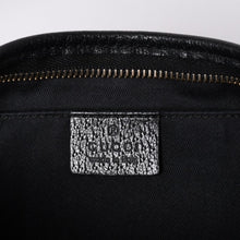 画像をギャラリービューアに読み込む, GUCCI グッチ GGキャンバス Shoulder Bag セミショルダーバッグ 130939 Black ブラック 美品 中古 4a001563