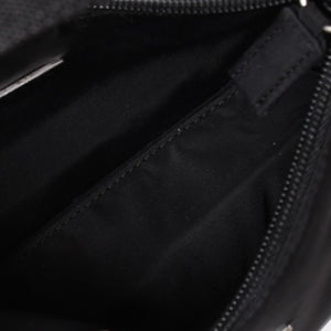 Very Good Condition PRADA Hobo One Shoulder Bag MV515 Triangle Logo Triangle Logo Plate Nylon Black Used 4a001681