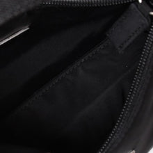 画像をギャラリービューアに読み込む, 極美品 PRADA プラダ ホーボー ワンショルダーバッグ MV515 トライアングルロゴ 三角ロゴプレート ナイロン ブラック 中古 4a001681