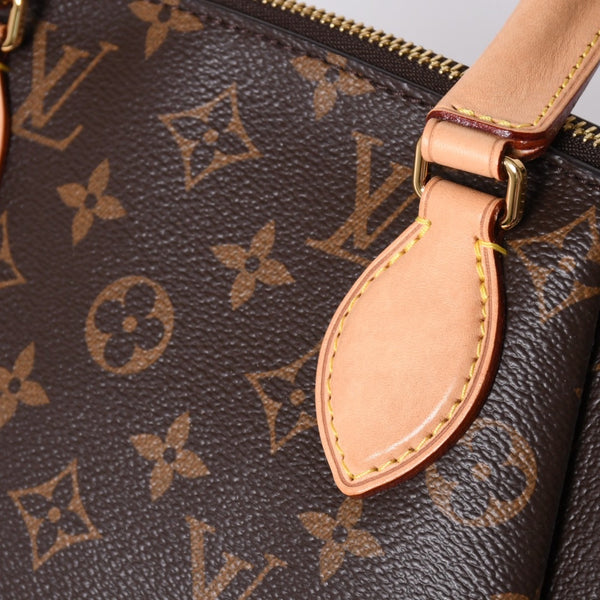 Very Good Condition LOUIS VUITTON Rivolie PM 2WAY Handbag M44543 Monogram Canvas Brown Used 4a001151