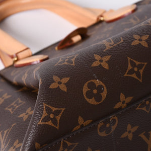 Very Good Condition LOUIS VUITTON Rivolie PM 2WAY Handbag M44543 Monogram Canvas Brown Used 4a001151