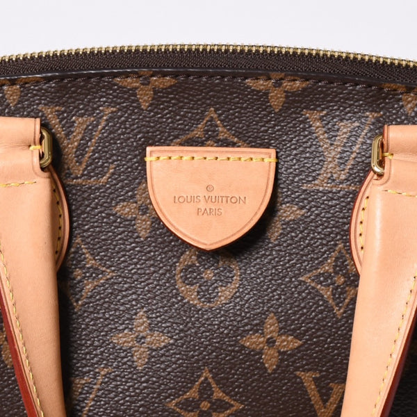 Very Good Condition LOUIS VUITTON Rivolie PM 2WAY Handbag M44543 Monogram Canvas Brown Used 4a001151