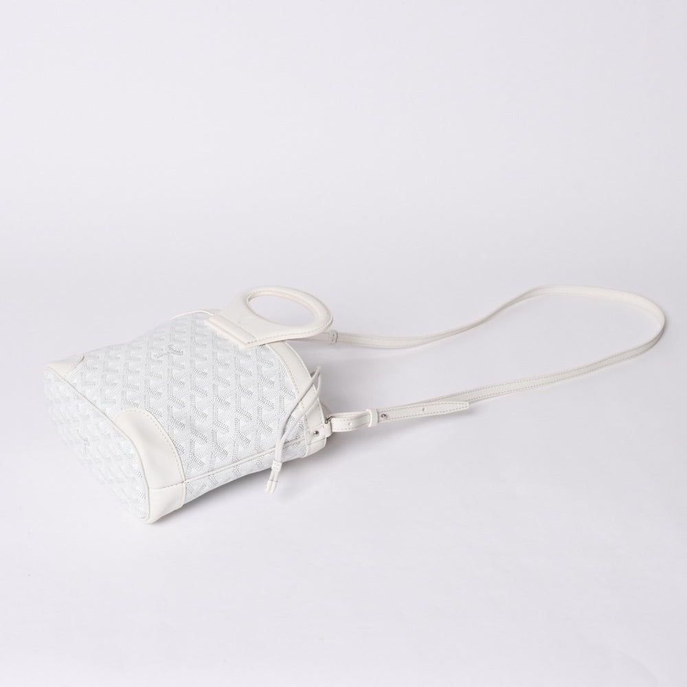 New and unused GOYARD Goyard Limited Handbag Beluga Mini Orange PVC Leather 35114566 White 4a001455
