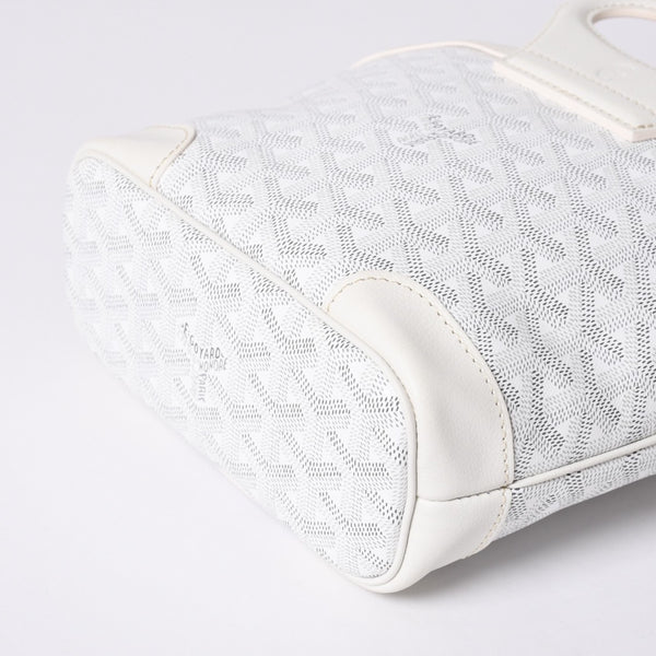 New and unused GOYARD Goyard Limited Handbag Beluga Mini Orange PVC Leather 35114566 White 4a001455