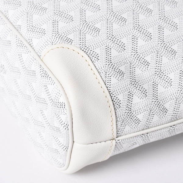 New and unused GOYARD Goyard Limited Handbag Beluga Mini Orange PVC Leather 35114566 White 4a001455