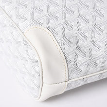 画像をギャラリービューアに読み込む, 新品未使用 GOYARD ゴヤール 限定 ハンドバッグ ベルーガミニ オレンジ PVC レザー 35114566 ホワイト 4a001455