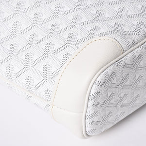 New and unused GOYARD Goyard Limited Handbag Beluga Mini Orange PVC Leather 35114566 White 4a001455