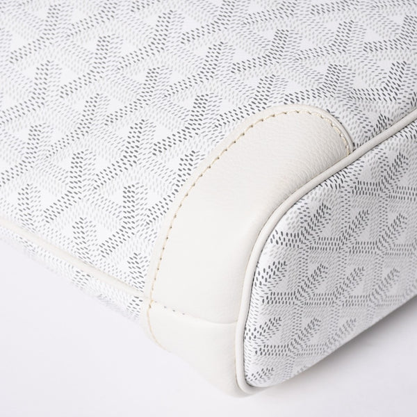 New and unused GOYARD Goyard Limited Handbag Beluga Mini Orange PVC Leather 35114566 White 4a001455
