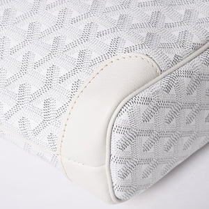 New and unused GOYARD Goyard Limited Handbag Beluga Mini Orange PVC Leather 35114566 White 4a001455