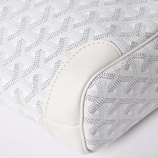 New and unused GOYARD Goyard Limited Handbag Beluga Mini Orange PVC Leather 35114566 White 4a001455