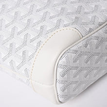 画像をギャラリービューアに読み込む, 新品未使用 GOYARD ゴヤール 限定 ハンドバッグ ベルーガミニ オレンジ PVC レザー 35114566 ホワイト 4a001455