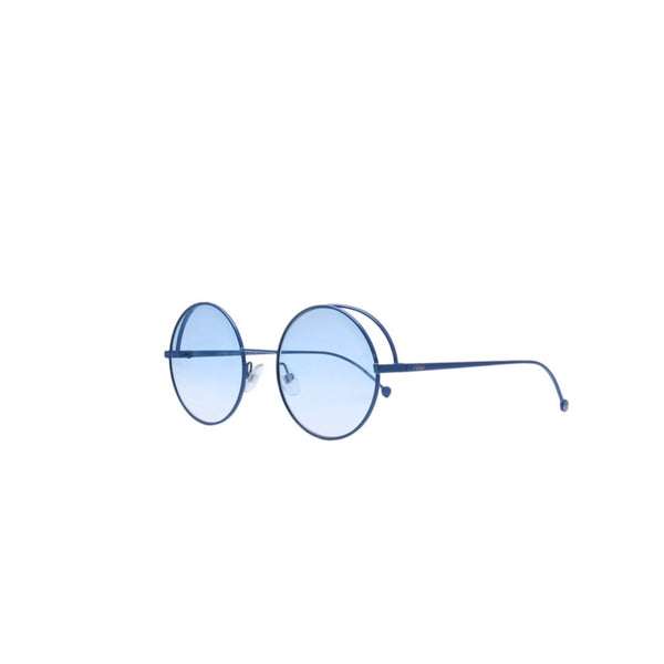 極美品 FENDI フェンディ Fendirama FF0343/S 53◻︎20 135 Sunglasses サングラス ターコイズブルー 中古 4a001567