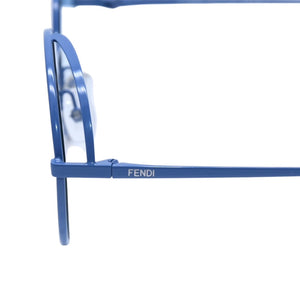 極美品 FENDI フェンディ Fendirama FF0343/S 53◻︎20 135 Sunglasses サングラス ターコイズブルー 中古 4a001567