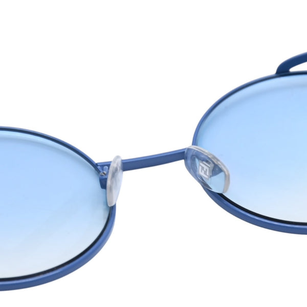 極美品 FENDI フェンディ Fendirama FF0343/S 53◻︎20 135 Sunglasses サングラス ターコイズブルー 中古 4a001567