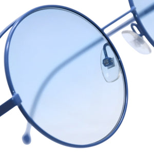 極美品 FENDI フェンディ Fendirama FF0343/S 53◻︎20 135 Sunglasses サングラス ターコイズブルー 中古 4a001567