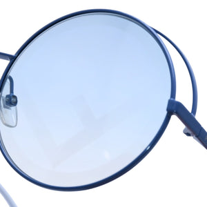 極美品 FENDI フェンディ Fendirama FF0343/S 53◻︎20 135 Sunglasses サングラス ターコイズブルー 中古 4a001567