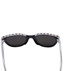 Mint condition CHANEL sunglasses, Coco Mark, 5414-A, size 54◻20 140 Beige Black Used 4a001605