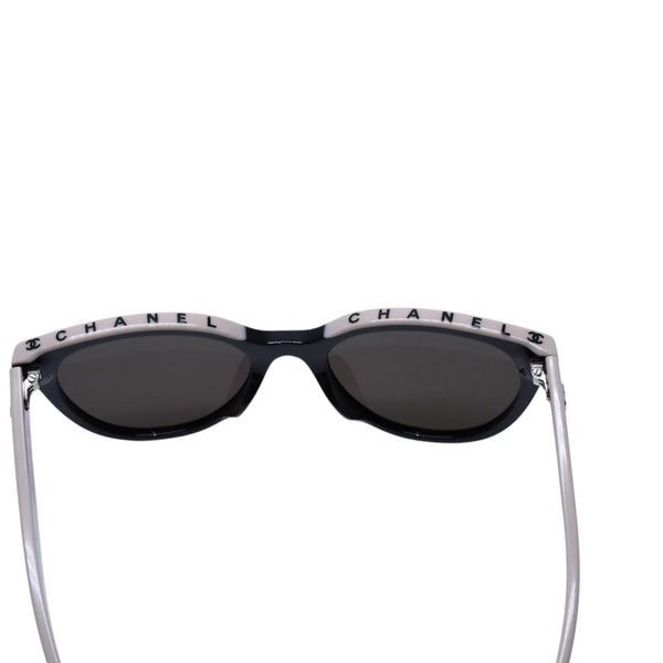 Mint condition CHANEL sunglasses, Coco Mark, 5414-A, size 54◻20 140 Beige Black Used 4a001605