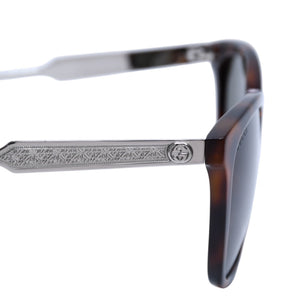 Mint condition GUCCI sunglasses GG0073SK 56◻18 150 Green Silver Hardware Used 4a001560