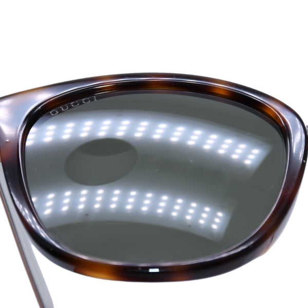 Mint condition GUCCI sunglasses GG0073SK 56◻18 150 Green Silver Hardware Used 4a001560