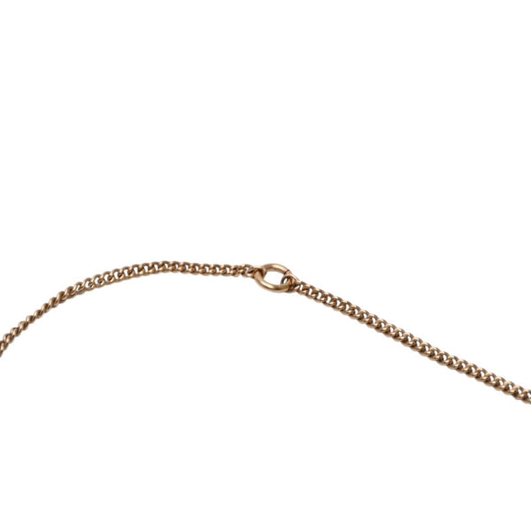 Very good condition CHANEL CHANEL necklace here mark orange double sided B11C gold necklace CC orange B11C GD double face good condition used 4a000658