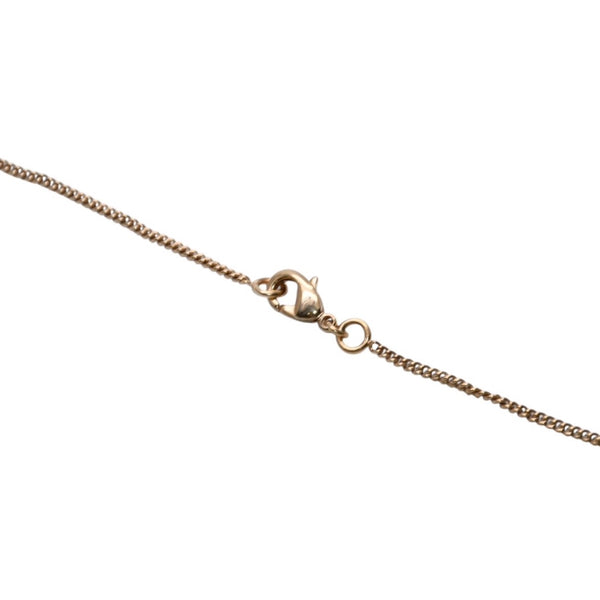 Very good condition CHANEL CHANEL necklace here mark orange double sided B11C gold necklace CC orange B11C GD double face good condition used 4a000658