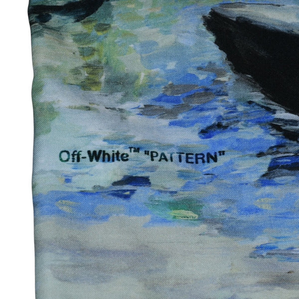 New and unused Off-White Lake Holiday Shirt Multicolor Open Collar Shirt Used 4a001315