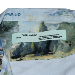 New and unused Off-White Lake Holiday Shirt Multicolor Open Collar Shirt Used 4a001315