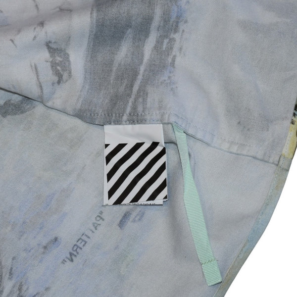 New and unused Off-White Lake Holiday Shirt Multicolor Open Collar Shirt Used 4a001315