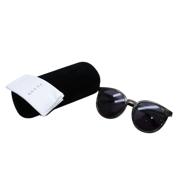 Mint condition GUCCI sunglasses GG0064SK 004 55◻20 135 Black Olive Used 4a001568