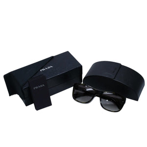 PRADA プラダ Eye wear アイウェア Sunglasses サングラス 58◻︎18 SPR29N カーキ ブラック 美品 中古 4a001572