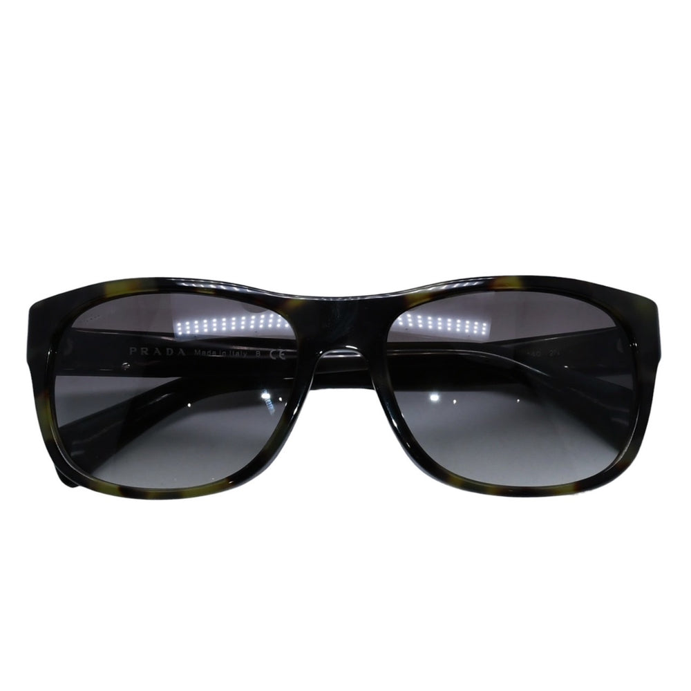 PRADA プラダ Eye wear アイウェア Sunglasses サングラス 58◻︎18 SPR29N カーキ ブラック 美品 中古 4a001572
