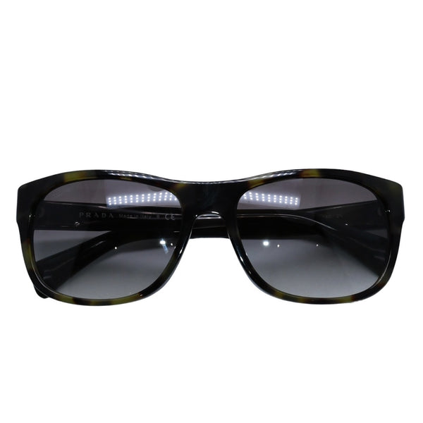 PRADA プラダ Eye wear アイウェア Sunglasses サングラス 58◻︎18 SPR29N カーキ ブラック 美品 中古 4a001572