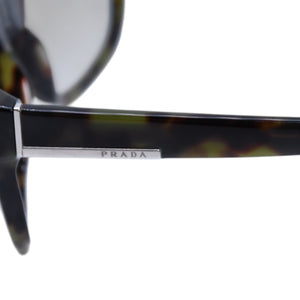 PRADA プラダ Eye wear アイウェア Sunglasses サングラス 58◻︎18 SPR29N カーキ ブラック 美品 中古 4a001572