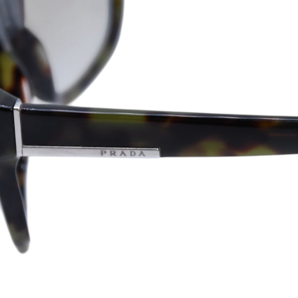 PRADA プラダ Eye wear アイウェア Sunglasses サングラス 58◻︎18 SPR29N カーキ ブラック 美品 中古 4a001572