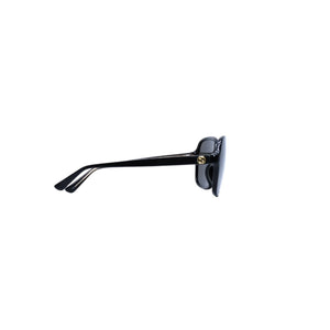 GUCCI グッチ サングラス アイウェア GG3834/F/S サイズ58□16 140 アセテート プラスチック ブラック 中古 4a001571