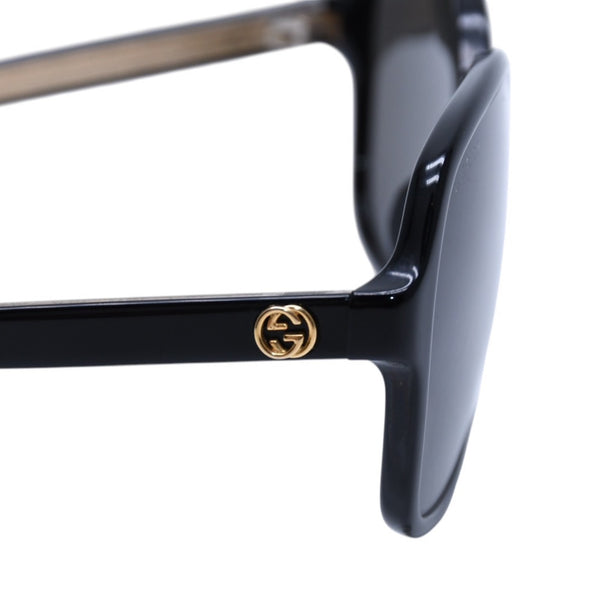 GUCCI グッチ サングラス アイウェア GG3834/F/S サイズ58□16 140 アセテート プラスチック ブラック 中古 4a001571